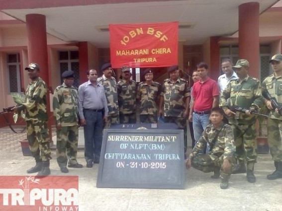 NLFT extremist surrenders before BSF 10bn